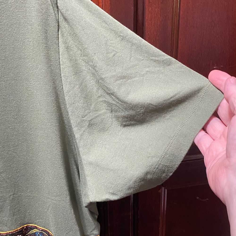 Basic Editions Plus Vintage Plus Size 3x Olive Gr… - image 6